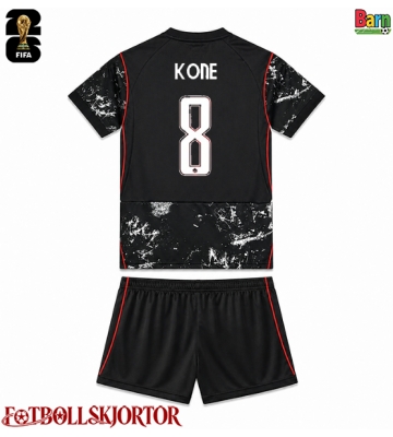 Kanada Ismael Kone #8 Borta Kläder Barn VM 2026 Kortärmad (+ Korta byxor)